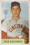 1954 Fred Baczewski Bowman ROOKIE RC #60 Cincinnati Reds BV $15