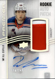 2023-24 Will Cuylle Upper Deck Premier ROOKIE PATCH AUTO 114/249 #AR-WC New York Rangers