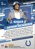 2023 Anthony Richardson Panini Prestige DRAFT DAY ROOKIE AUTO AUTOGRAPH RC #DDS-23 Indianapolis Colts