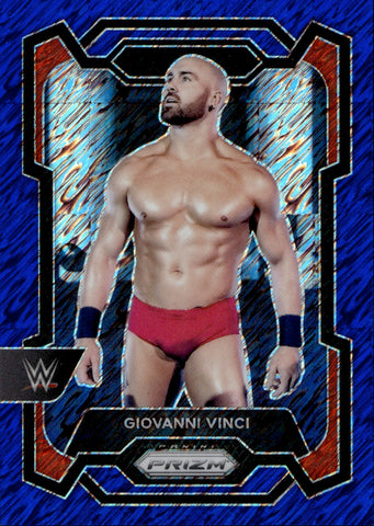 2024 Giovanni Vinci Panini Prizm WWE FOTL BLUE SHIMMER 09/11 #144 Monday Night Raw