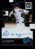 2022 Eli Morgan Donruss Optic BLUE RATED ROOKIE AUTO 37/49 AUTOGRAPH RC #RRS-EM Cleveland Guardians