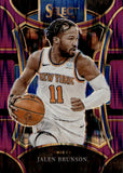 2023-24 Jalen Brunson Panini Select PURPLE FLASH 28/175 New York Knicks #394