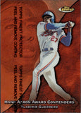 1999 Vladimir Guerrero Jr. Topps Finest HANK AARON AWARD CONTENDERS REFRACTOR #HA2 Montreal Expos HOF