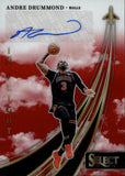 2023-24 Andre Drummond Panini Select IN FLIGHT SIGNATURES AUTO 98/99 AUTOGRAPH #IFS-DRM Chicago Bulls