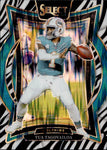 2024 Tua Tagovailoa Panini Select Concourse SP ZEBRA #99 Miami Dolphins