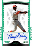 2022 Tony Perez Lead Trinity GREEN FOIL AUTO 14/15 AUTOGRAPH #BA-TP Cincinnati Redsn HOF