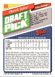 1992 Derek Jeter Topps Baseball 1992 Draft Pick #98 Rookie New York Yankees