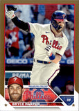 2023 Bryce Harper Topps Series 1 GOLD BORDER 1724/2023 #3 Philadelphia Phillies