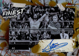 2025 AJ Styles Topps Finest WWE GOLD REFRACTOR FINEST MOMENTS AUTO 13/50 AUTOGRAPH #FMS-AJS Friday Night Smackdown