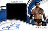 2023 Karrion Kross Panini Immaculate WWE PREMIUM JUMBO SHIRT AUTO 76/99 AUTOGRAPH RELIC #PM-KKR Friday Night Smackdown