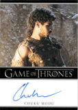 2024 Chuku Modu as Aggo Rittenhouse Game of Thrones LEGENDS OF THE REALM AUTO AUTOGRAPH #NA