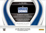 2023 Karrion Kross Panini Immaculate WWE PREMIUM JUMBO SHIRT AUTO 76/99 AUTOGRAPH RELIC #PM-KKR Friday Night Smackdown