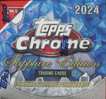 *LAST CASE* 2024 Topps MLS Chrome Sapphire Edition Soccer Hobby, 10 Box Case