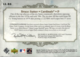 2005 Bruce Sutter Upper Deck SP Legendary Cuts LASTING LEGENDS JERSEY RELIC #LL-BS St. Louis Cardinals HOF