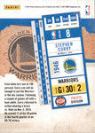 2010-11 Stephen Curry Panini Playoff Contenders PATCHES #8 Golden State Warriors