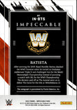 2022 Batista Panini Impeccable INDELIBLE INK AUTO 80/99 AUTOGRAPH #IN-BTS WWE Legend
