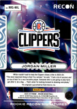 2023-24 Jordan Miller Panini Recon ROOKIE SIGNATURE AUTO 30/99 AUTOGRAPH RC #RRS-MIL Los Angeles Clippers