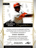 2022 Tony Perez Lead Trinity GREEN FOIL AUTO 14/15 AUTOGRAPH #BA-TP Cincinnati Redsn HOF