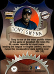 2000 Tony Gwynn Pacific Revolution MAJOR LEAGUE ICONS DIE CUT #17 San Diego Padres HOF
