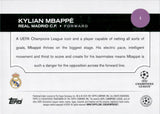 2024-25 Kylian Mbappe Topps UEFA Club Competitions Flagship #1  NORTHERN LIGHTS REAL MADRID