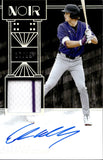 2026 Ethan Holliday Panini Noir JERSEY AUTO 17/99 AUTOGRAPH RELIC #NPA-EH Colorado Rockies