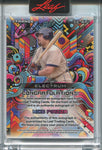 2024 Mike Piazza Leaf Electrum STRANGE COLORS BLUE AUTO 4/6 AUTOGRAPH #SC-MP1 San Diego Padres HOF