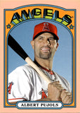 2013 Albert Pujols Topps Archives ORANGE DAY GLOW #20 Anaheim Angels