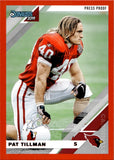 2019 Pat Tillman Panini Donruss RED PRESS PROOF VARIATION #16V Arizona Cardinals