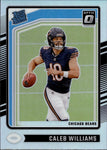 2024 Caleb Williams Donruss Optic HOLO SILVER RATED ROOKIE RC #201 Chicago Bears