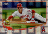 2013 Mike Trout Topps Chrome SLIDING XFRACTOR #1 Anaheim Angels