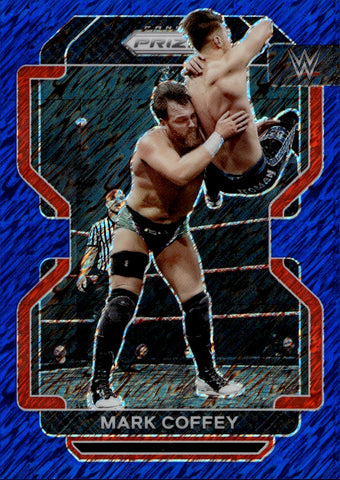 2024 Mark Coffey Panini Prizm WWE FOTL BLUE SHIMMER 01/11 #107 NXT