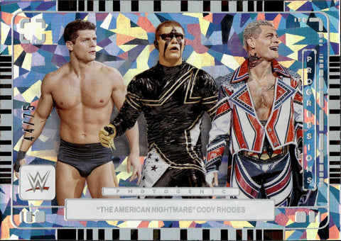 2024 Cody Rhodes Panini Photogenic PROGRESSIONS DIAMOND 44/75 #5