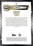 2025 Undertaker Topps Chrome WWE BLUE GEOMETRIC REFRACTOR 84/99 #21 WWE Legend