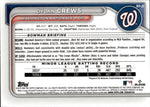 2024 Dylan Crews Bowman Chrome Prospects 1ST BOWMAN GREEN LUNAR GLOW REFRACTOR #BCP-23 Washington Nationals