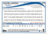 2014 Jacob deGrom Topps Update WALMART BLUE ROOKIE RC #US-50 New York Mets