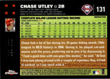 2007 Chase Utley Topps Chrome WHITE REFRACTOR 018/660 #131 Philadelphia Phillies