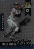1996 Ken Griffey Jr. Ruben Rivera Pinnacle Sportflix DOUBLE TAKE Seattle Mariners NY Yankees #4