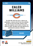 2024 Caleb Williams Donruss Optic HOLO SILVER RATED ROOKIE RC #201 Chicago Bears