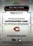 2022 Elly De La Cruz Bowman Sterling REFRACTOR AUTO 014/150 AUTOGRAPH #PA-ED Cincinnati Reds