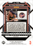 2023 Aliyah Boston Panini Prizm WNBA HOLO SILVER ROOKIE RC #133 Indiana Fever