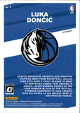2019-20 Luka Doncic Donruss Optic RED WAVE MY HOUSE! #1 Dallas Mavericks