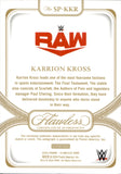 2024 Karrion Kross Panini Flawless WWE SHIRT AUTO 10/25 AUTOGRAPH RELIC #SP-KKR Monday Night Raw