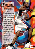 1996-97 Allen Iverson Fleer Metal FRESH FOUNDATIONS ROOKIE Philadelphia 76ers #236