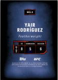 2025 Yair Rodriguez Topps Chrome MISSION CONTROL GOLD REFRACTOR 8/50 #MCL-9