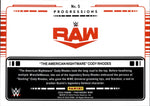 2024 Cody Rhodes Panini Photogenic PROGRESSIONS DIAMOND 44/75 #5