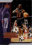 1998-99 Michael Jordan Upper Deck AERODYNAMICS BRONZE QUANTUM DIE CUT 1671/2000 #A1 Chicago Bulls HOF