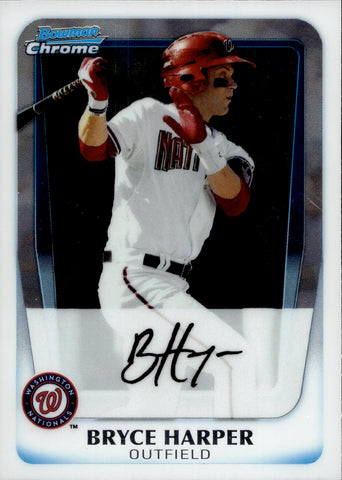 2011 Bryce Harper Bowman Chrome PROPECTS #BCP1 Washington Nationals 1