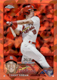 2023 Tommy Edman Topps Chrome Sapphire Edition ORANGE REFRACTOR 24/25 #294 St. Louis Cardinals