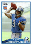 2009 Matthew Stafford Topps Chrome REFRACTOR ROOKIE #430 Detroit Lions *NRMT Surface*