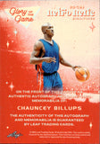 2025 Chauncey Billups Leaf Glory of the Game RETRO RELIC SIGNATURE JERSEY AUTO 20/35 AUTOGRAPH RELIC #RS-CBS Detroit Pistons